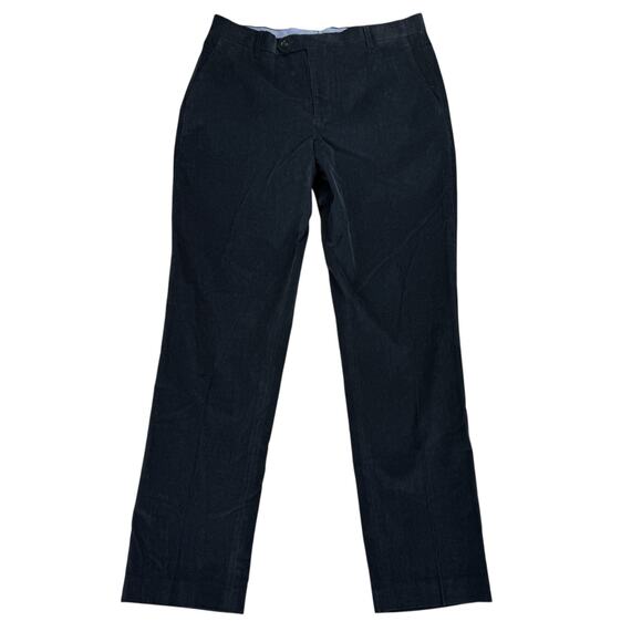 Tommy Hilfiger Mens Modern Fit Solid Corduroy Pants Navy Blue 34x32 - Picture 1 of 3
